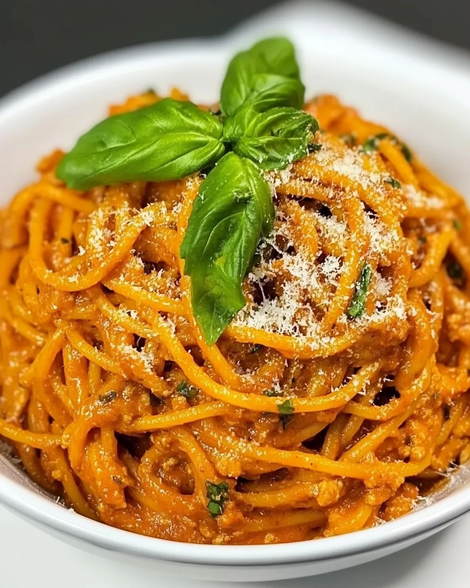 Easy Instant Pot Cream Cheese Spaghetti photo