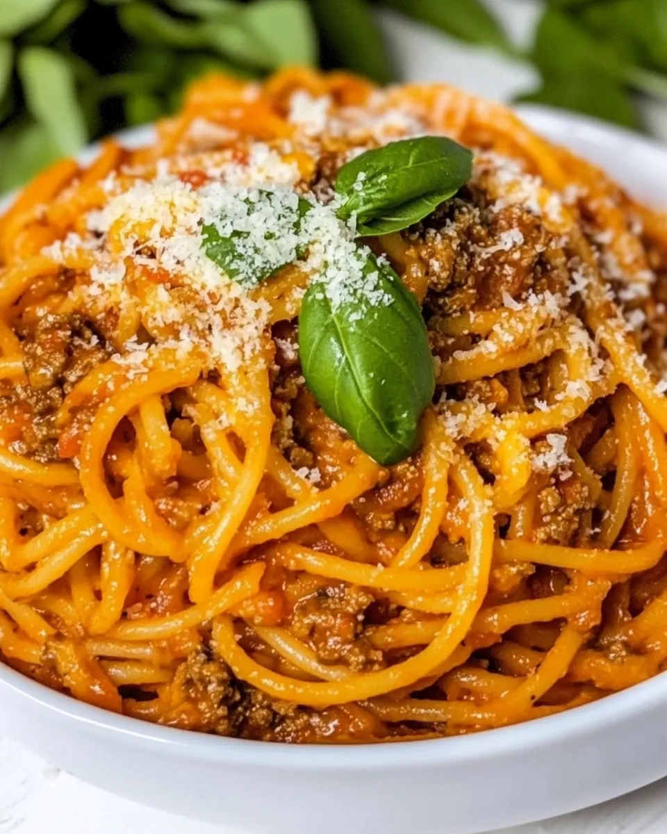 Quick Instant Pot Cream Cheese Spaghetti recipe photo