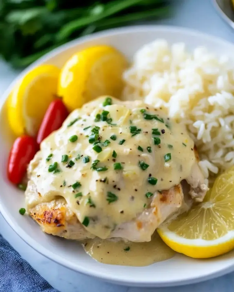 Easy Instant Pot Creamy Lemon Chicken photo