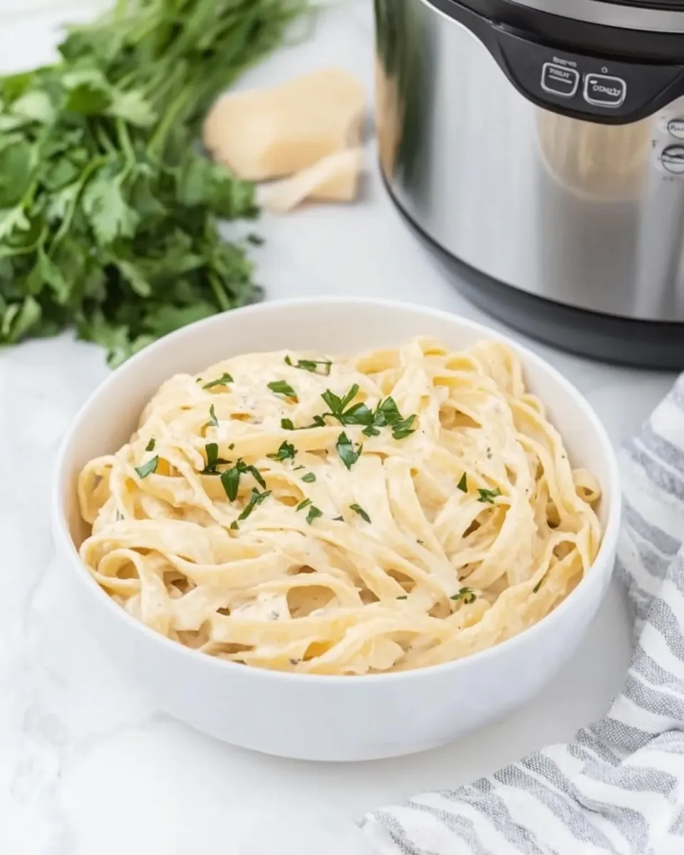 Easy Instant Pot Fettuccine Alfredo photo