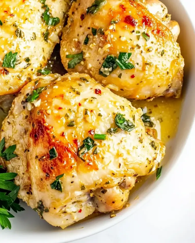 Easy Instant Pot Garlic Parmesan Chicken Thighs photo