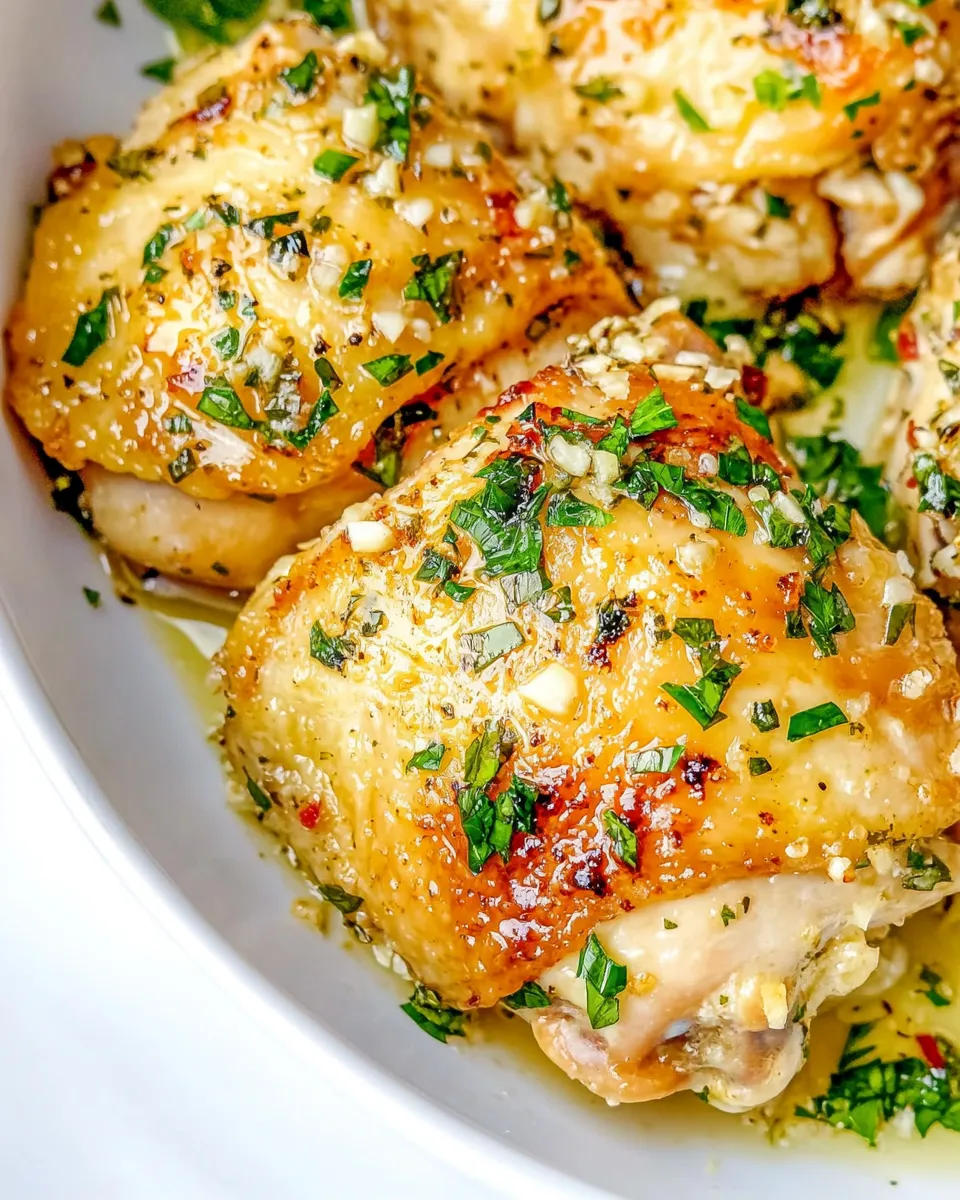 Delicious Instant Pot Garlic Parmesan Chicken Thighs image