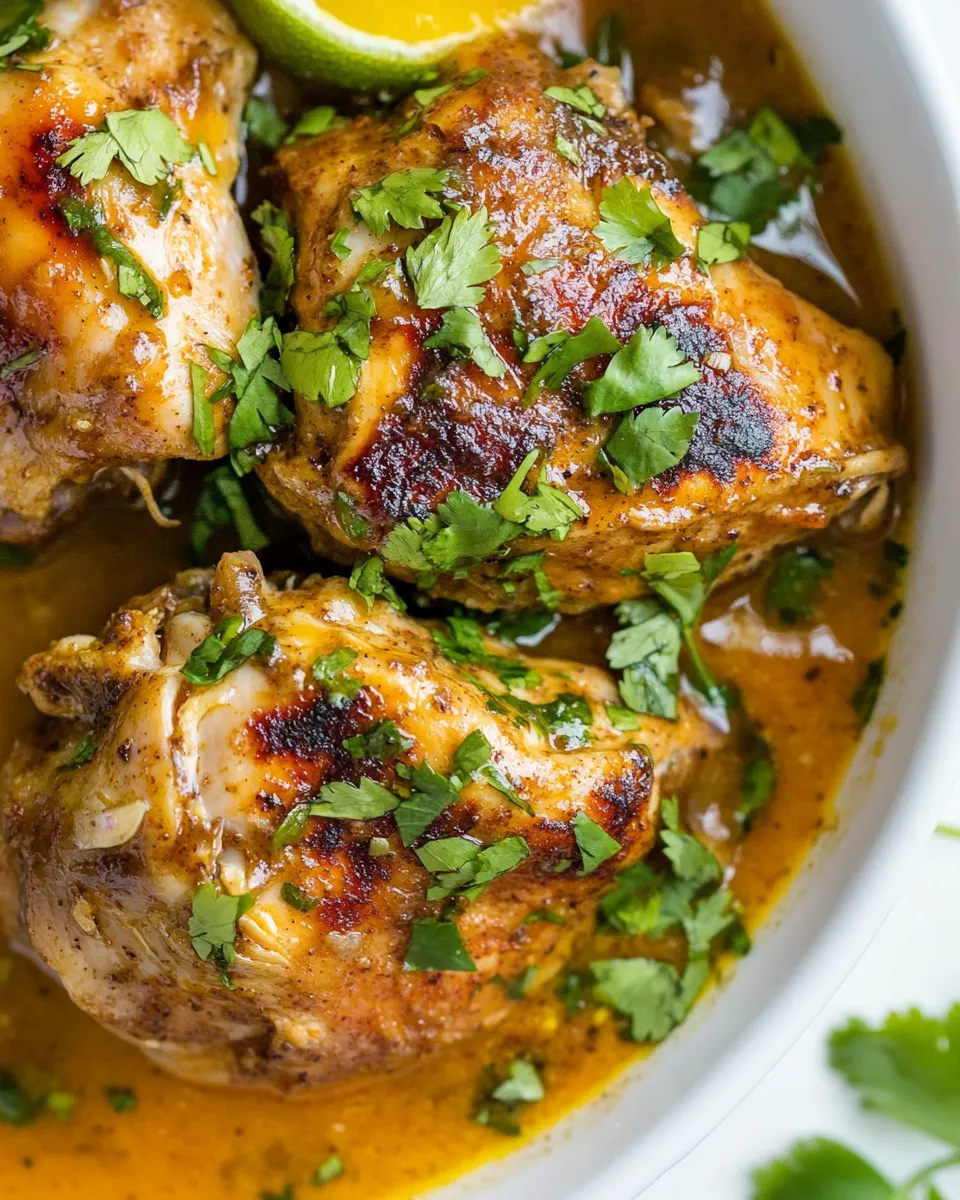 Delicious Instant Pot Jamaican Jerk Chicken shot
