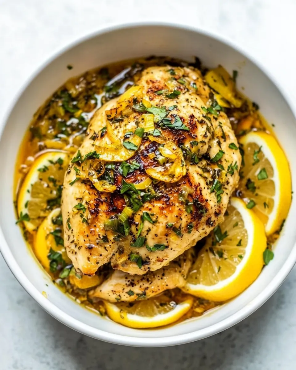 Easy Instant Pot Lemon Garlic Chicken photo