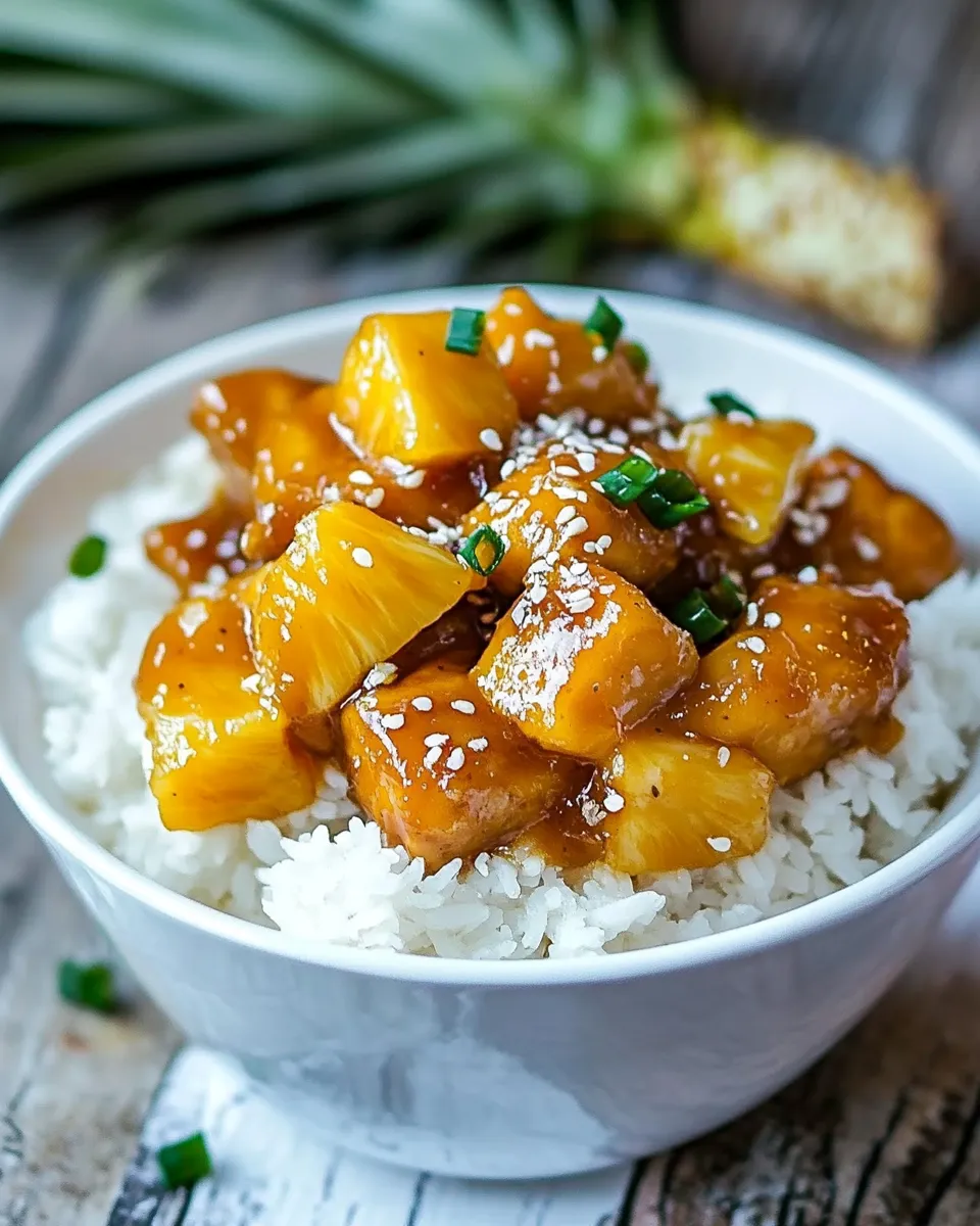 Delicious Instant Pot Pineapple Chicken image