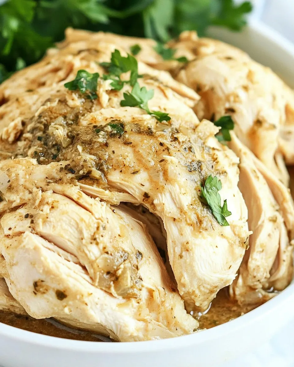 Homemade Instant Pot Salsa Verde Chicken Recipe photo