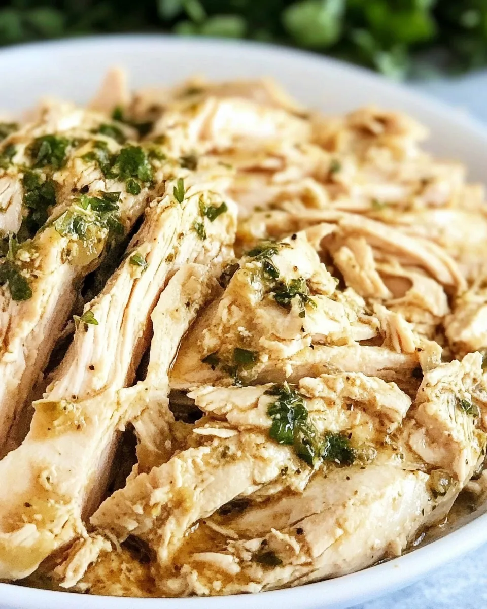 Delicious Instant Pot Salsa Verde Chicken Recipe recipe image