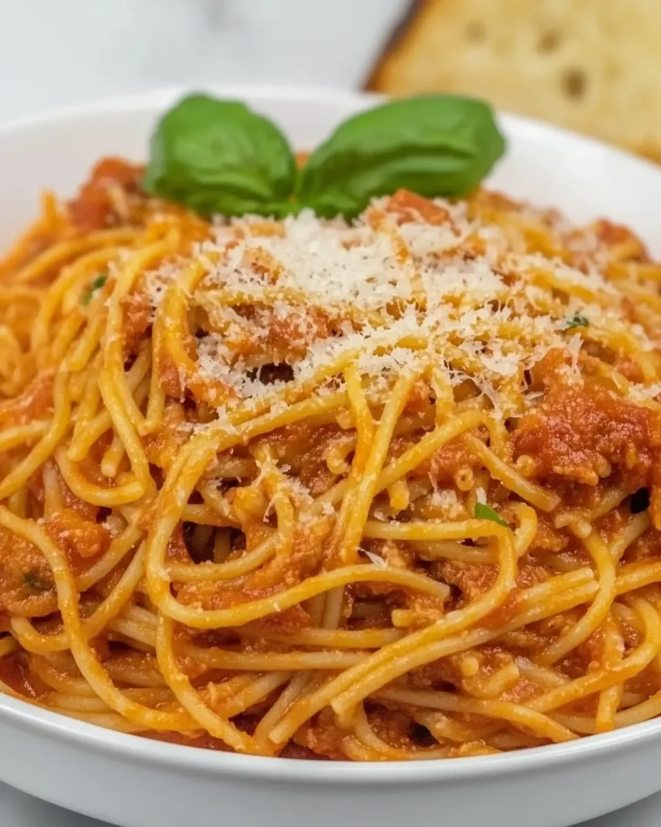 Quick Instant Pot Spaghetti recipe photo