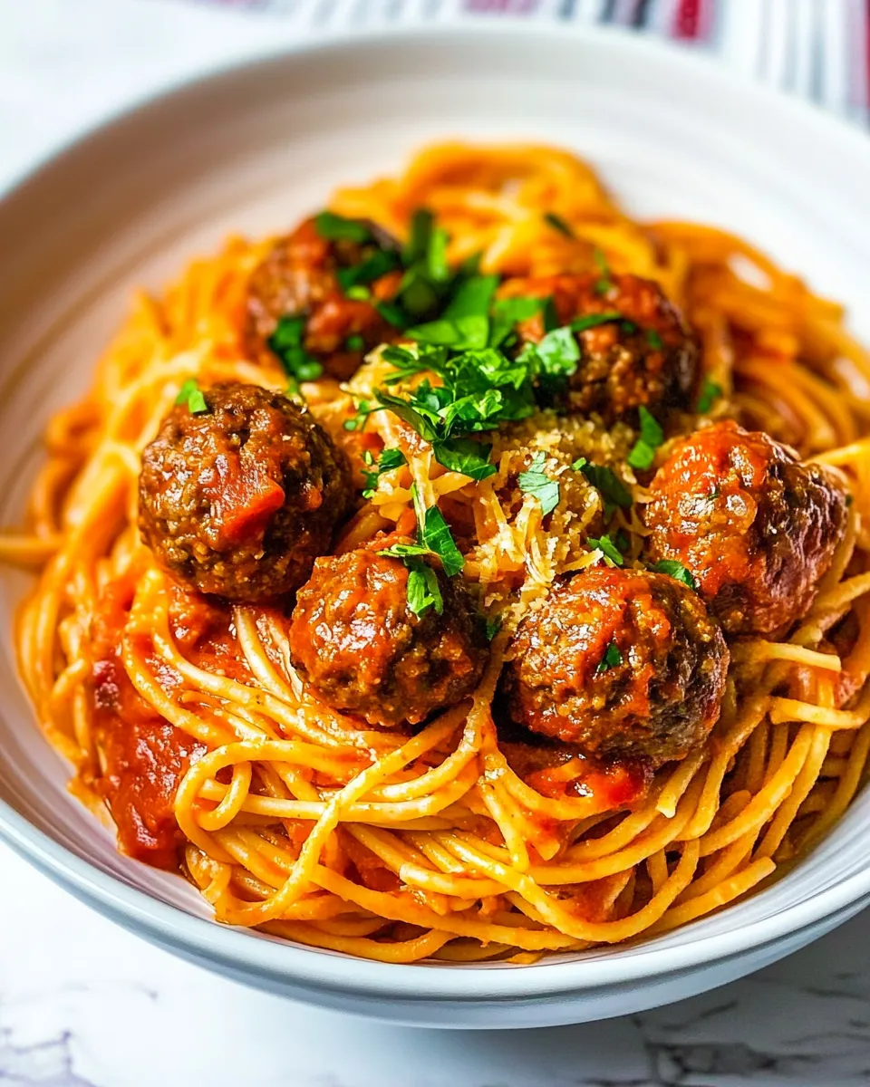 Easy Instant Pot Spaghetti and Meatballs photo