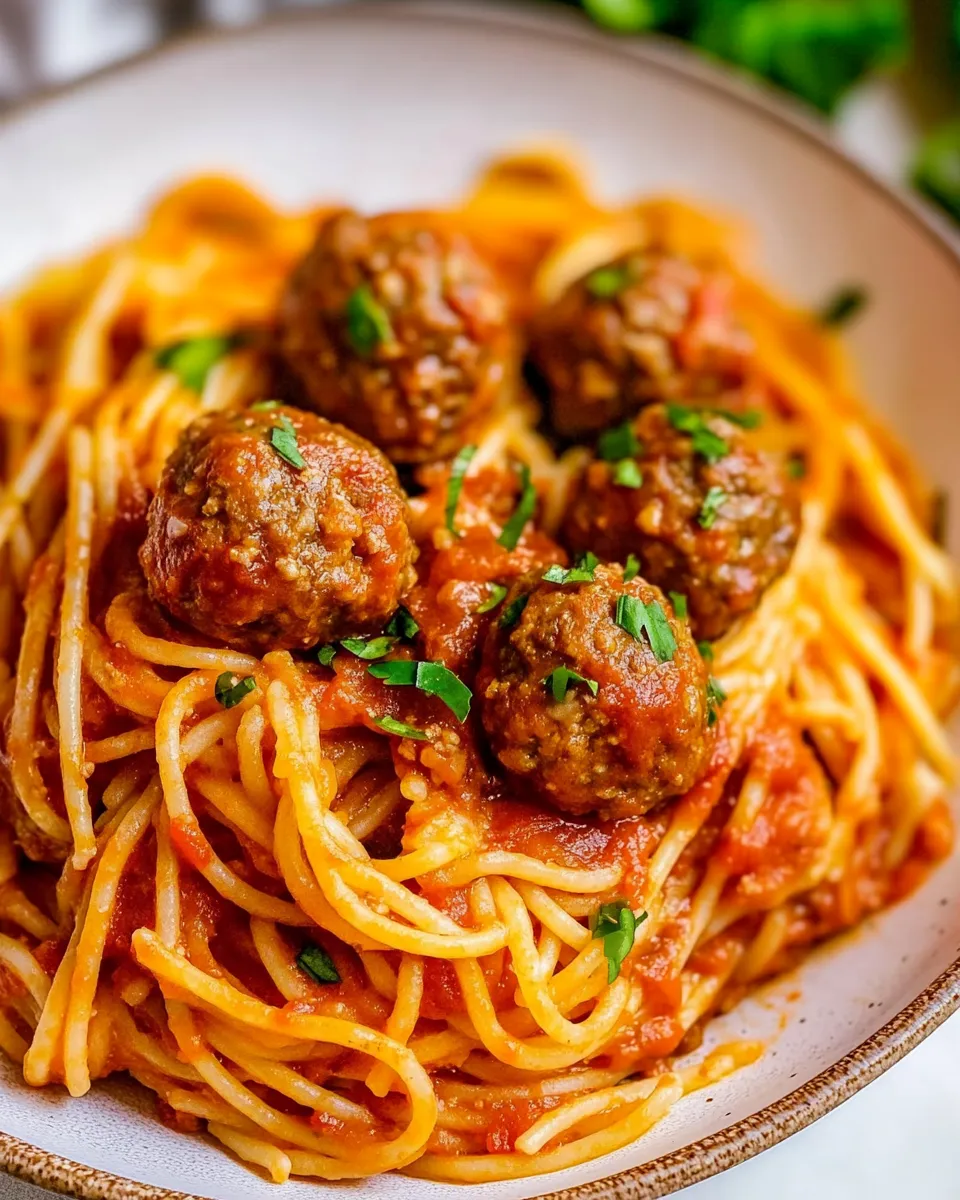 Delicious Instant Pot Spaghetti and Meatballs image
