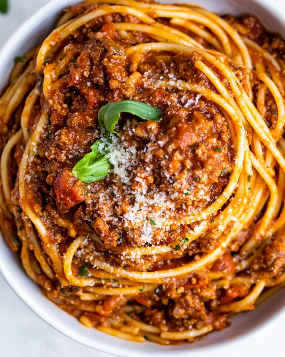 Delicious Instant Pot Spaghetti with Meat Sauce image