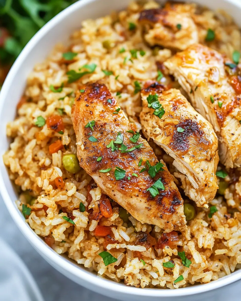 Delicious Instant Pot Spanish Rice with Chicken dish photo