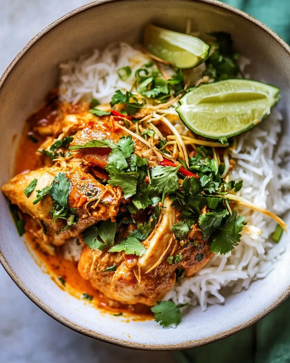 Homemade Instant Pot Thai Lemongrass Chicken. recipe photo