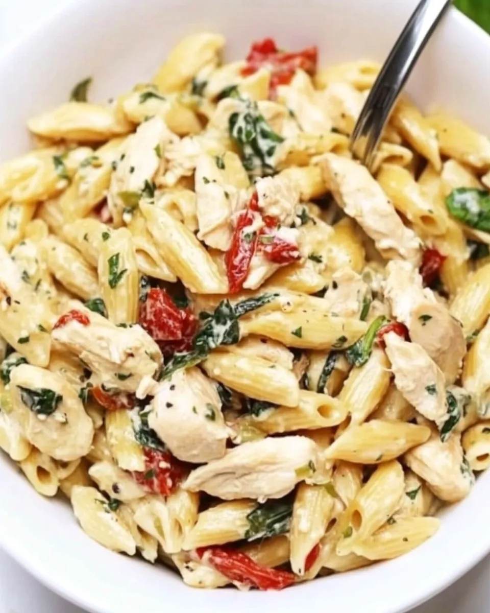 Easy Instant Pot Tuscan Chicken Pasta Recipe recipe photo