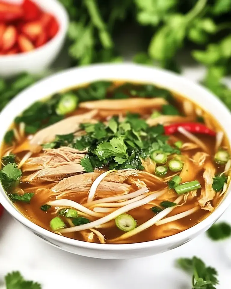 Homemade Instant Pot Vietnamese Chicken Pho recipe photo