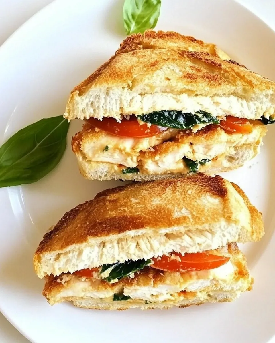 Delicious Italian Chicken Cutlet Sandwiches plate image