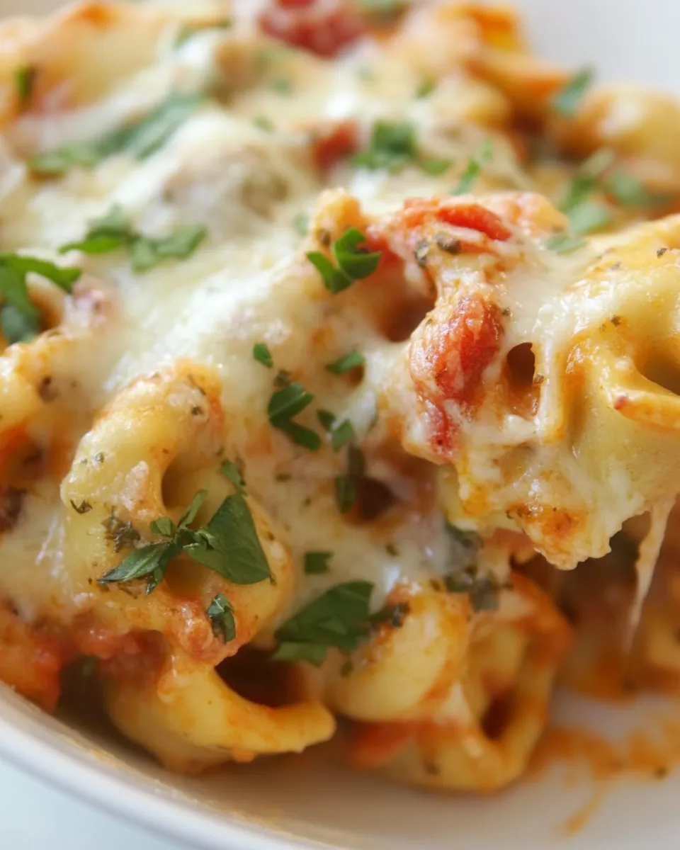 Classic Italian Herb Baked Cheese Tortellini image