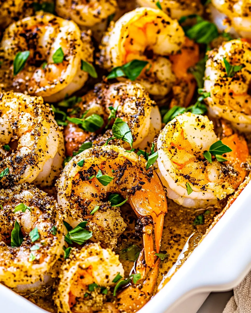 Homemade Italian Shrimp Bake recipe photo