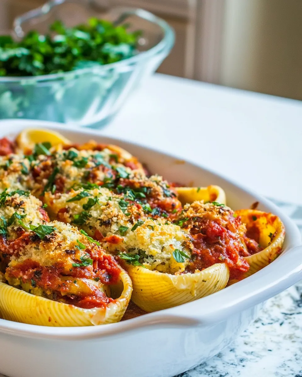 Homemade Italian Stuffed Shells photo
