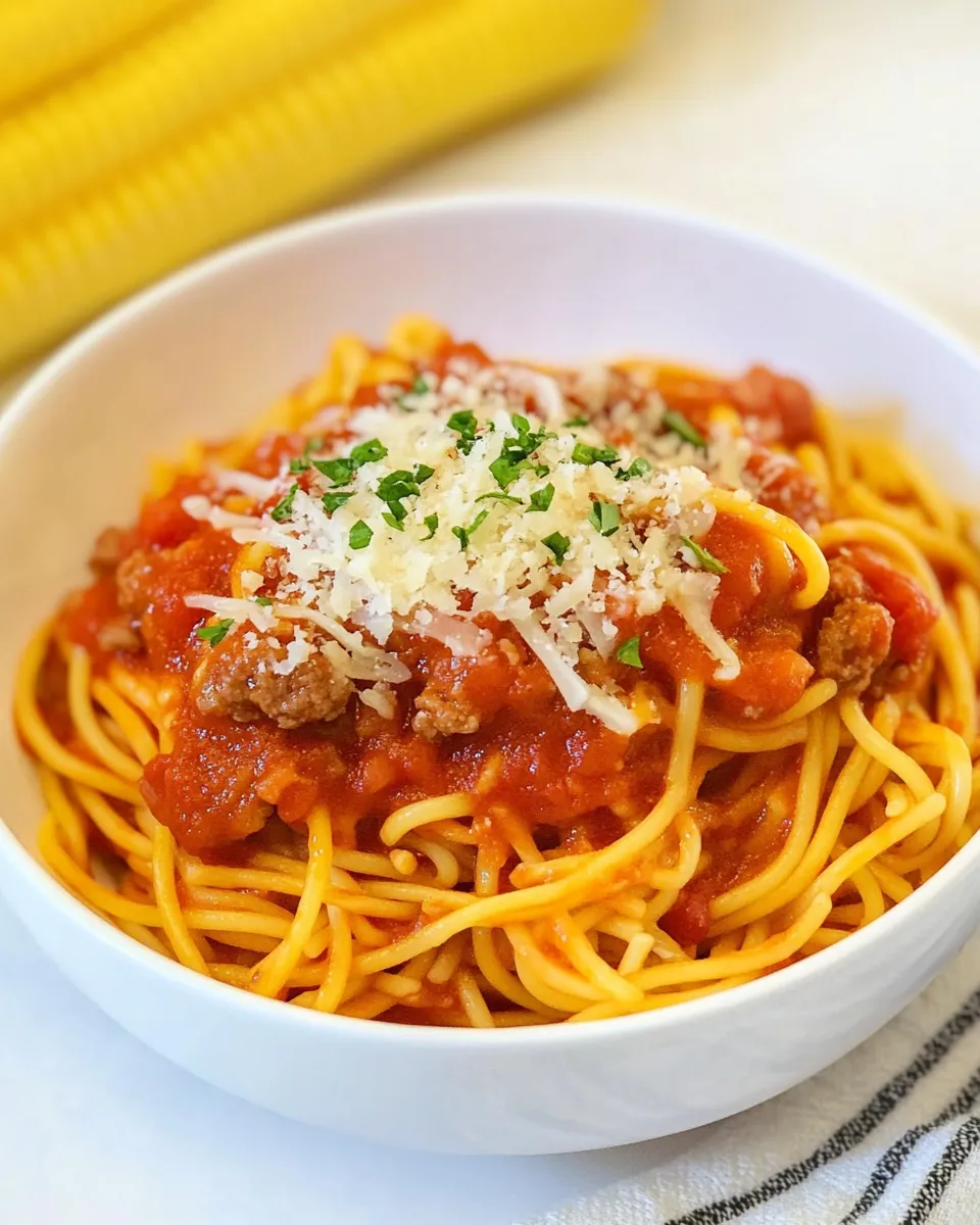 Easy Jollibee Spaghetti recipe photo