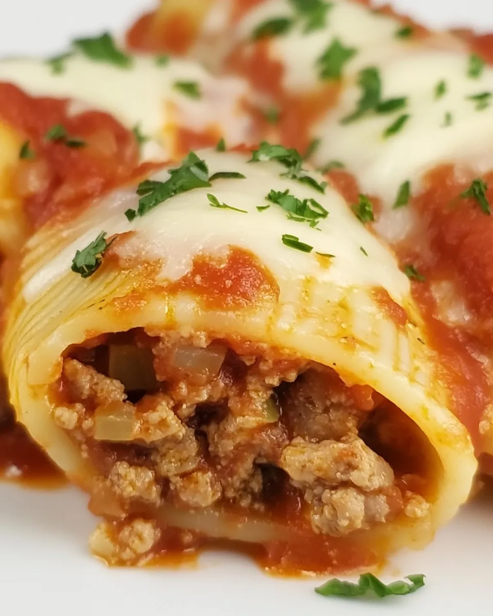 Classic Jumbo Stuffed Shells With Meat (Ground Beef!) image