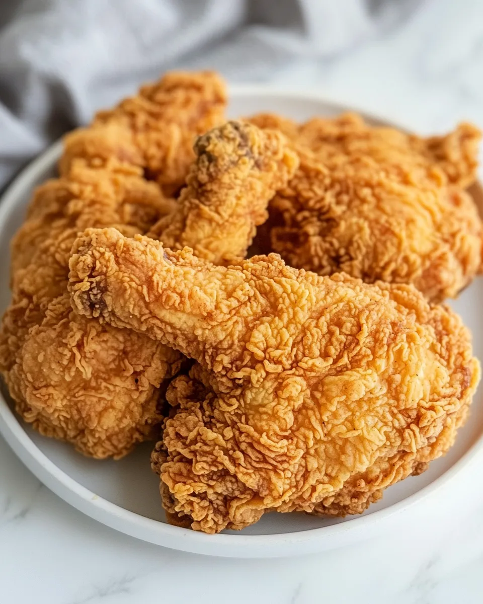 Tasty Kentucky Fried Chicken food shot