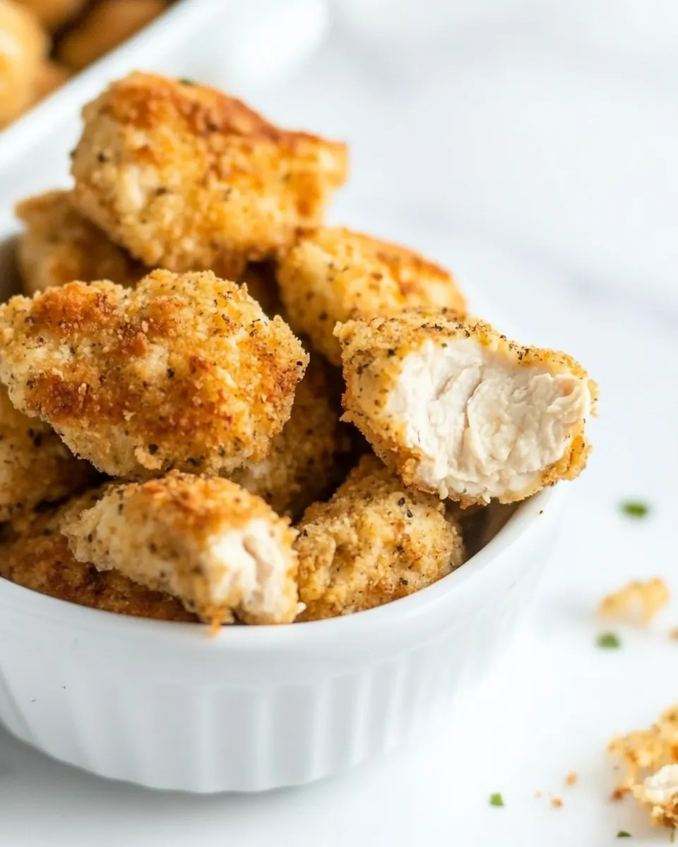 Easy Keto Chicken Nuggets recipe photo