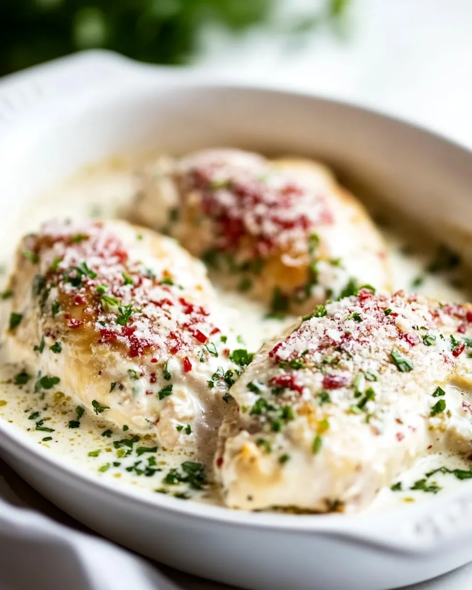 Delicious Keto Chicken in Cream Sauce image