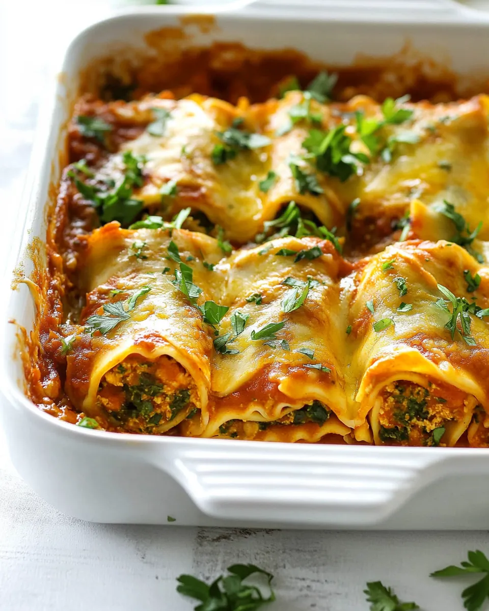 Homemade Keto Lasagna Roll Ups photo