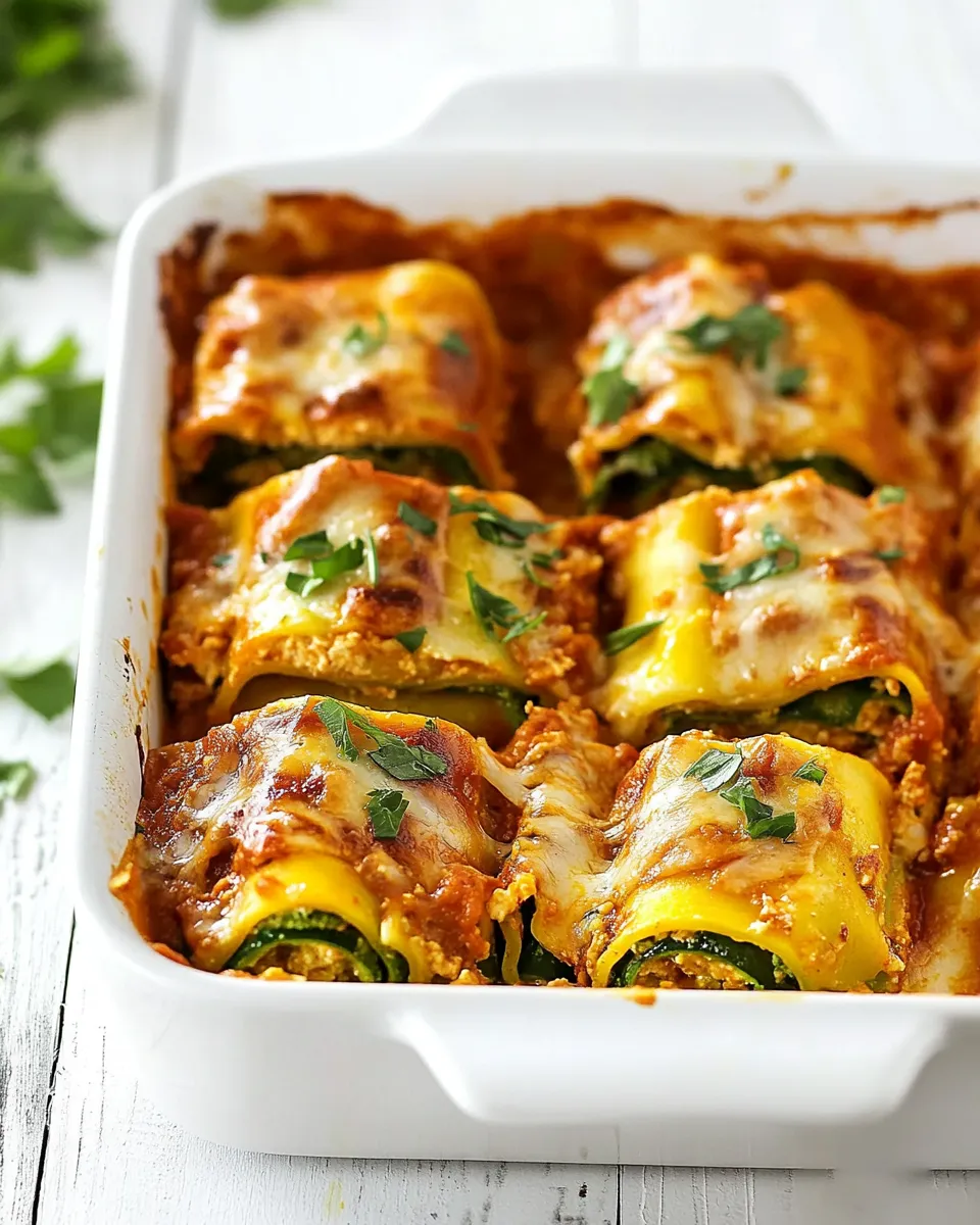 Delicious Keto Lasagna Roll Ups image