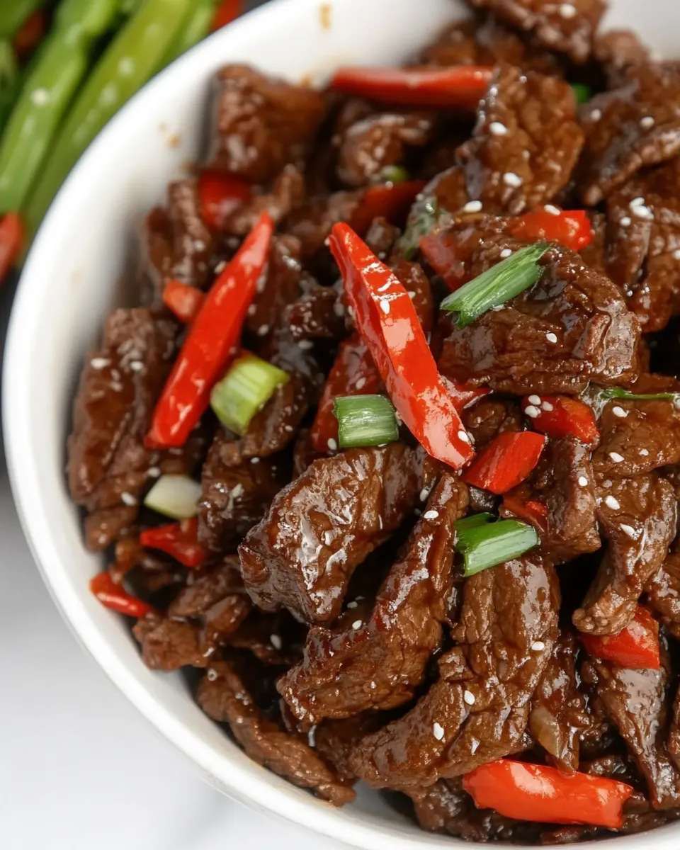 Easy Keto Mongolian Beef recipe photo