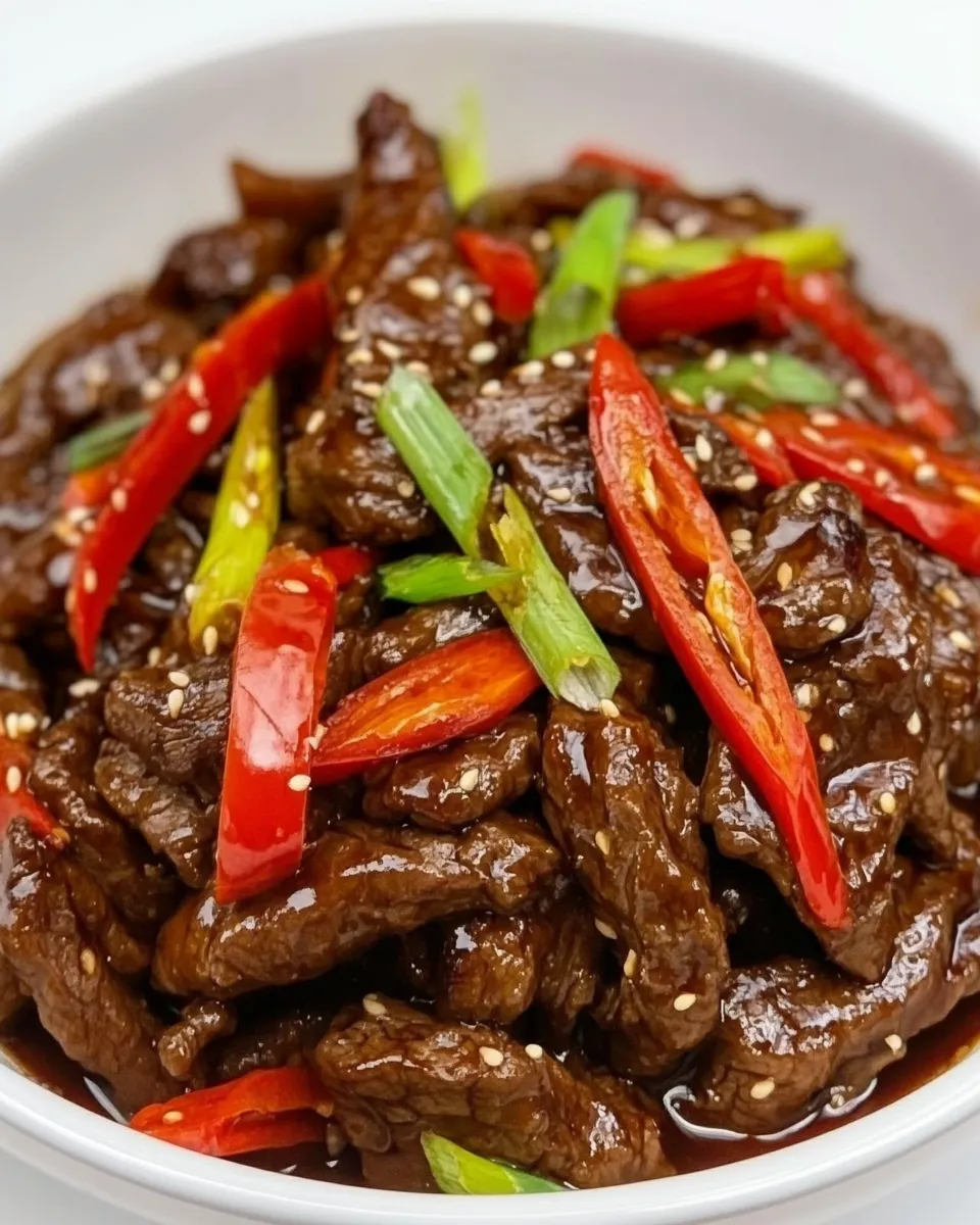 Delicious Keto Mongolian Beef dish photo