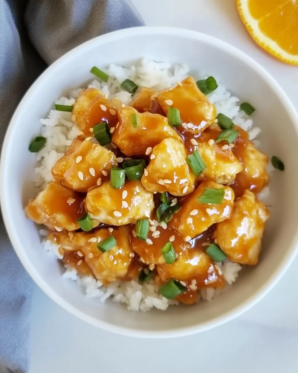 Homemade Keto Orange Chicken photo