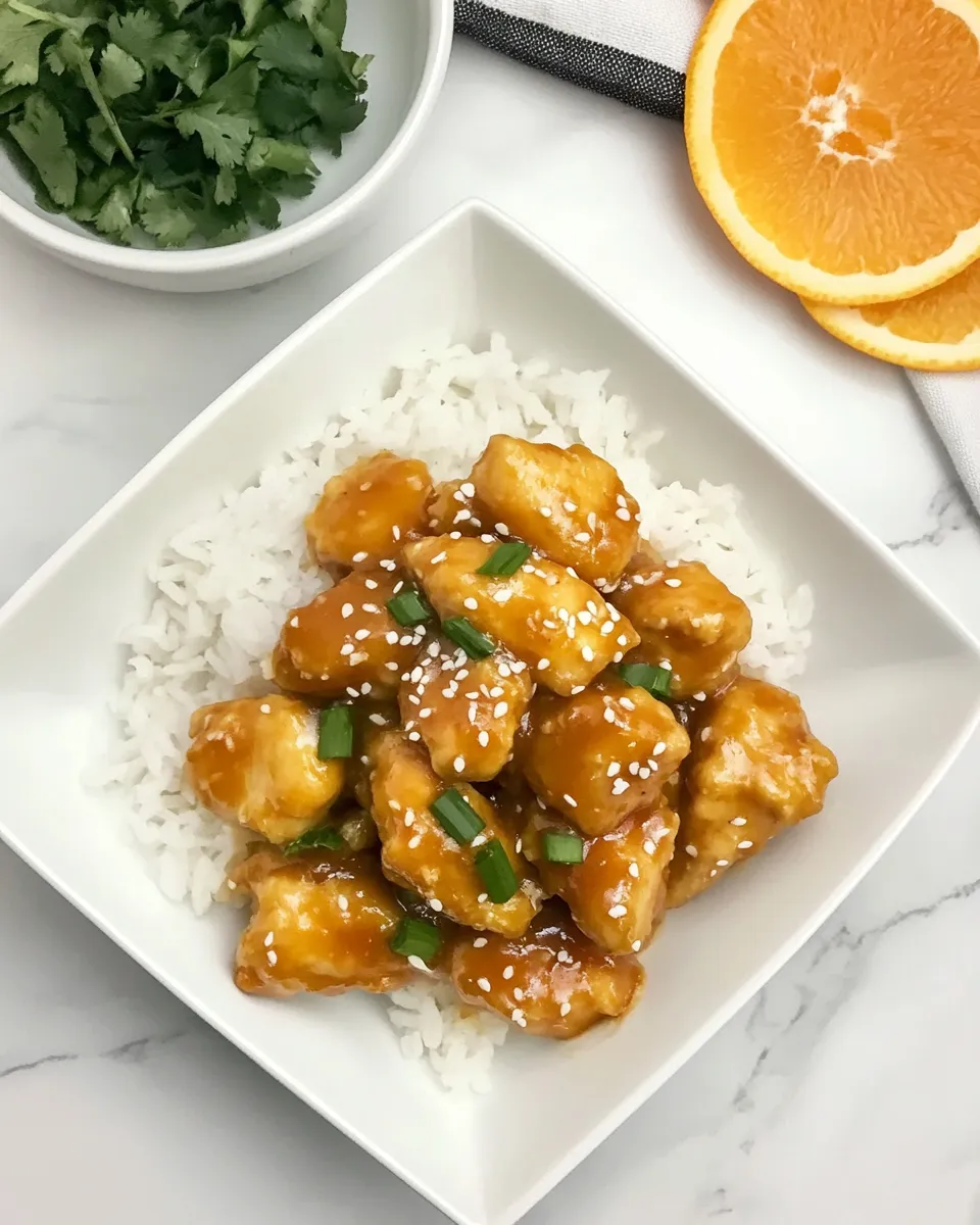 Classic Keto Orange Chicken image