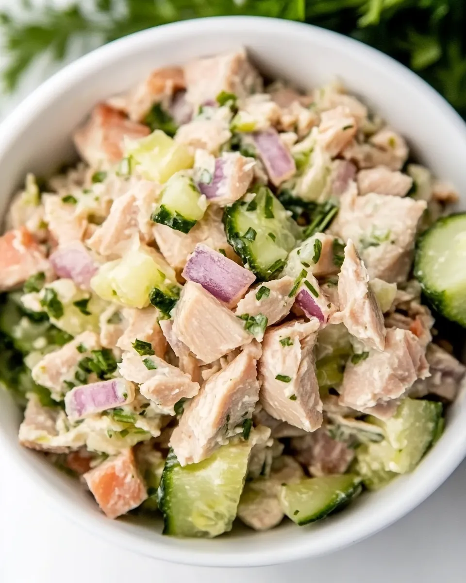 Easy Keto Tuna Salad food shot