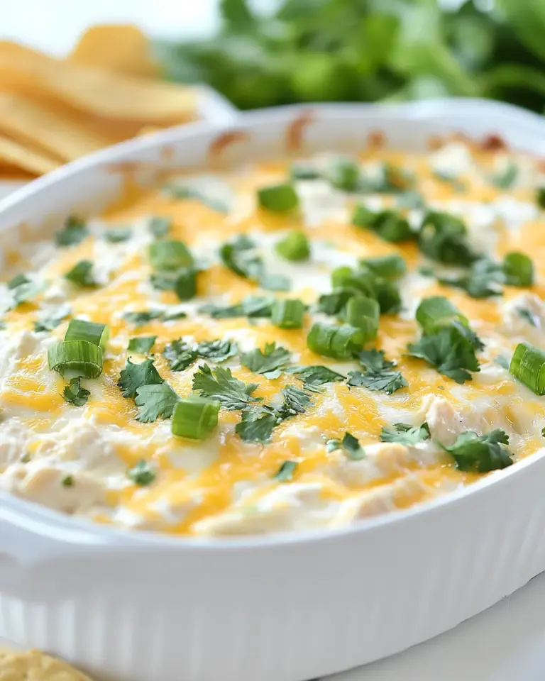 Homemade King Ranch Chicken Dip recipe photo