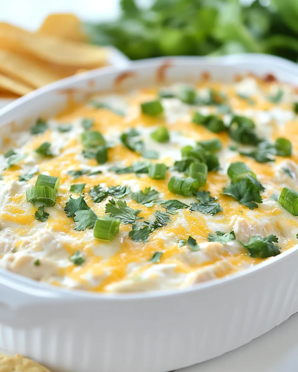 Homemade King Ranch Chicken Dip recipe photo