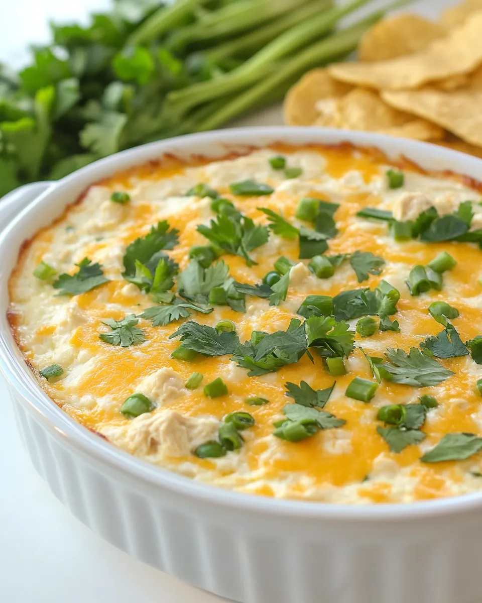 Delicious King Ranch Chicken Dip food shot
