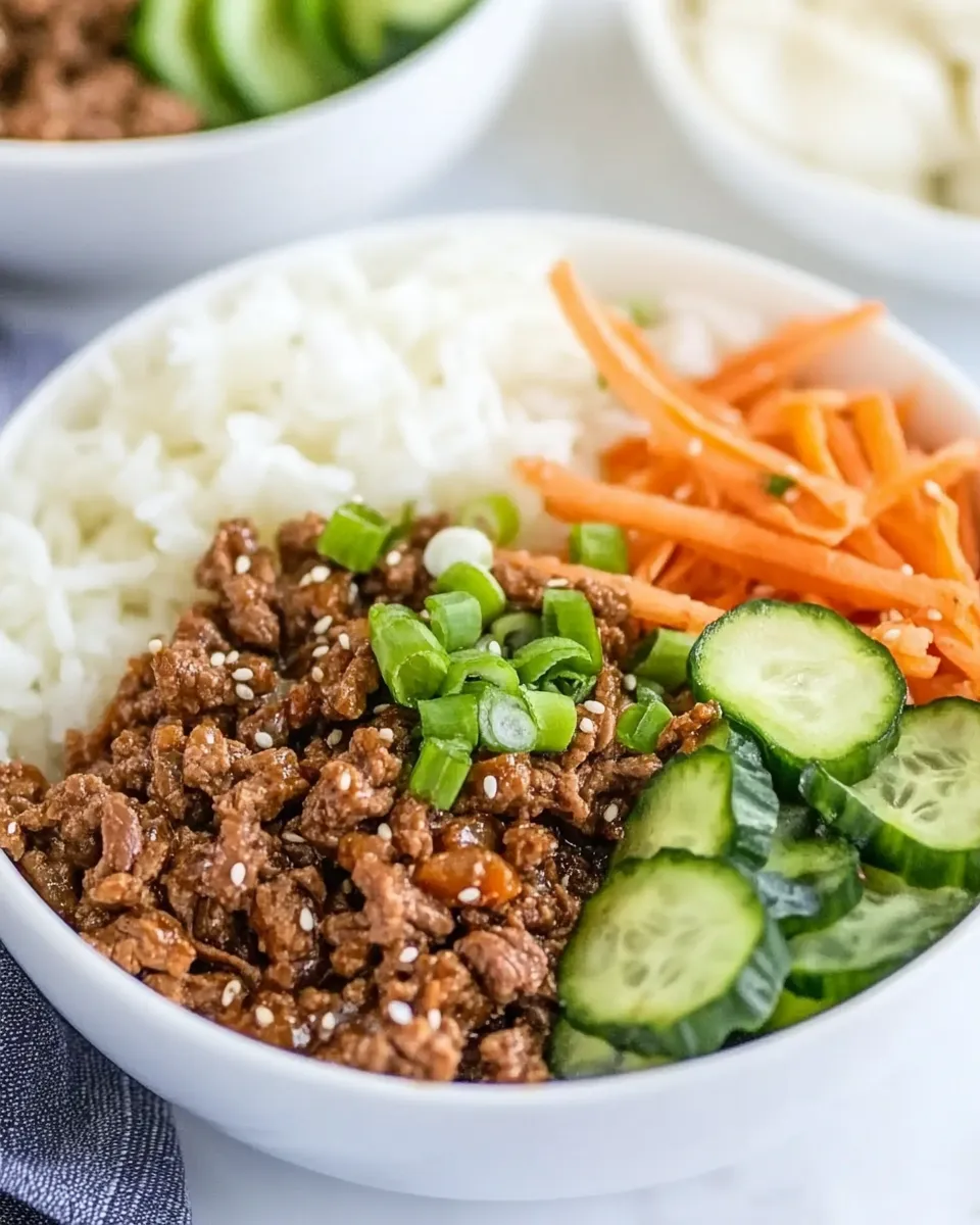 Homemade Korean Beef Bowls recipe photo