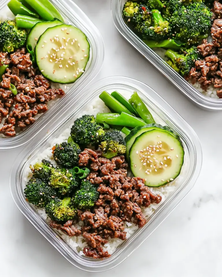 Homemade Korean Beef Meal Prep Bowls photo