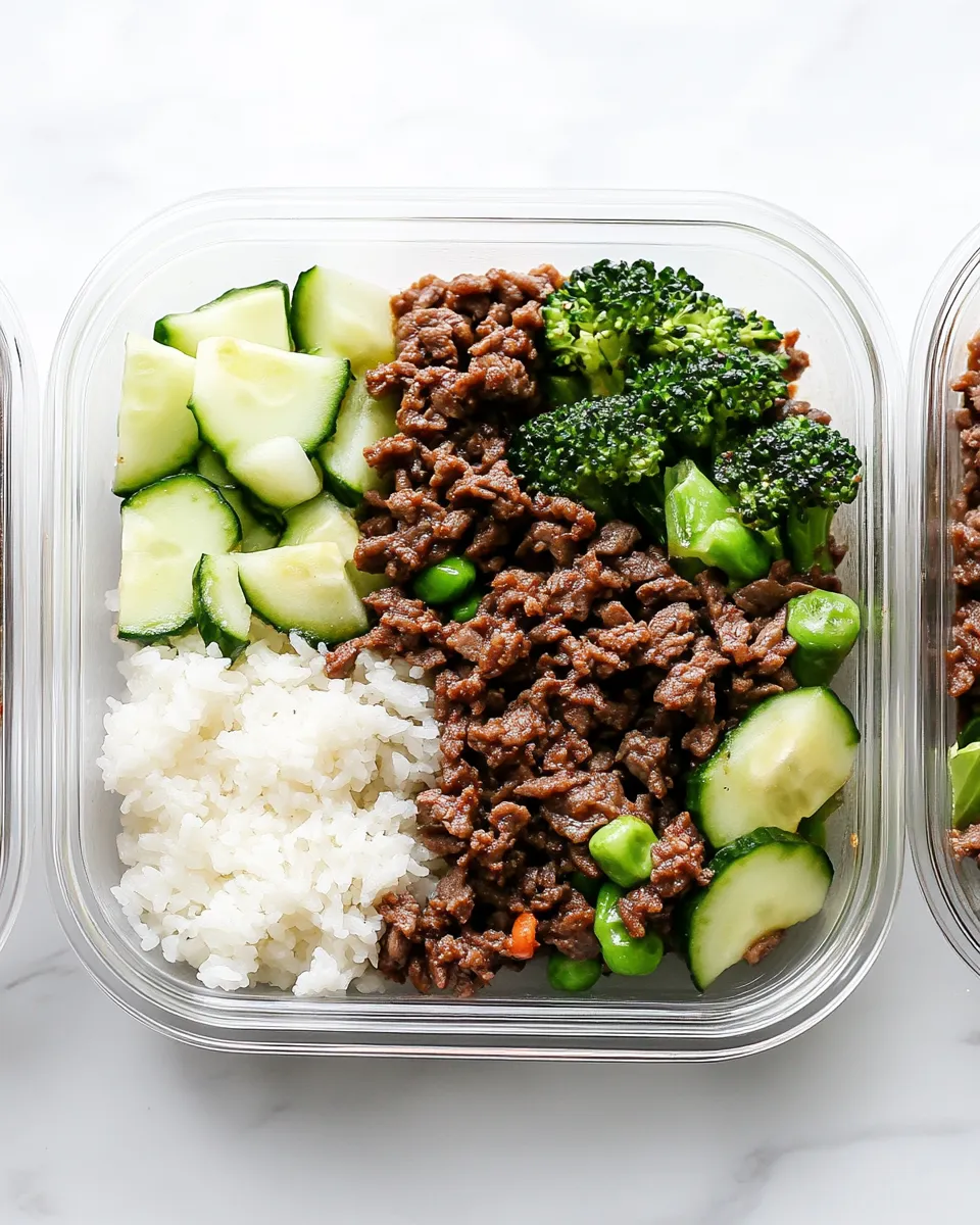 Classic Korean Beef Meal Prep Bowls image