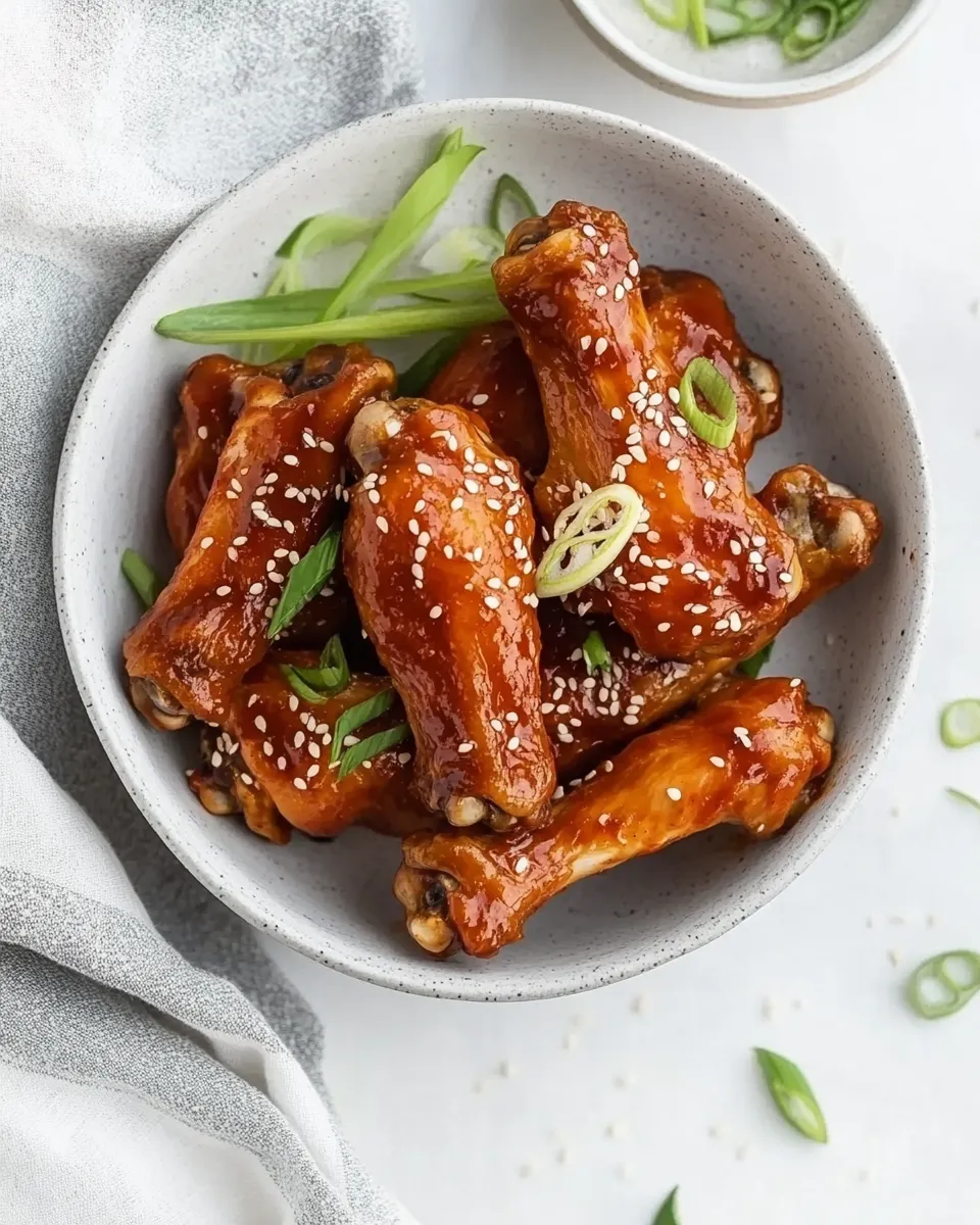 Homemade Korean Chicken Wings recipe photo