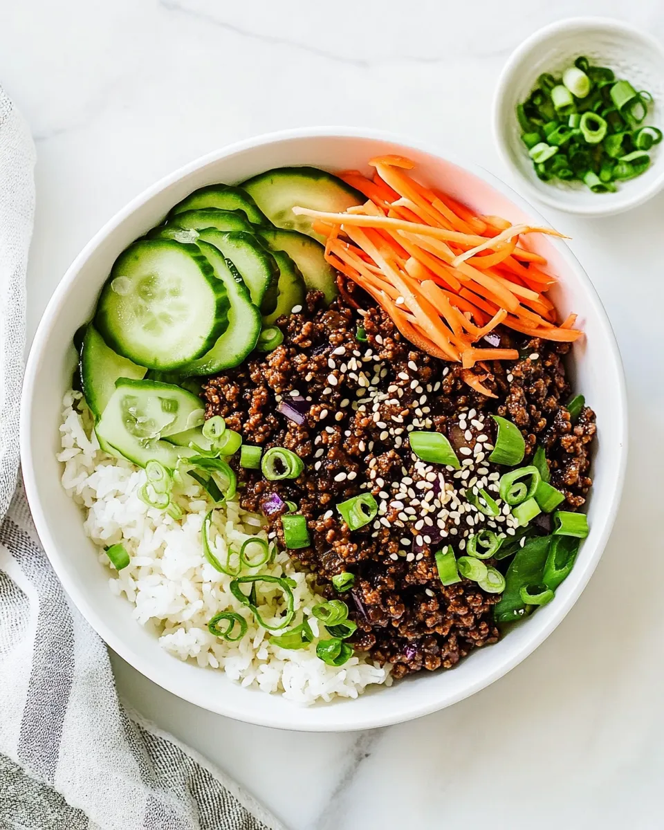 Homemade Korean Ground Beef Recipe photo