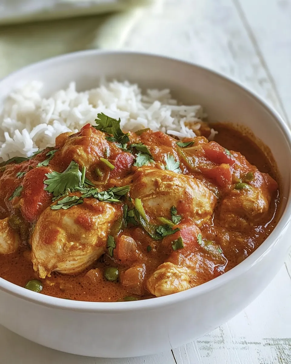 Delicious Kuku Paka (East-African Chicken Curry) food shot