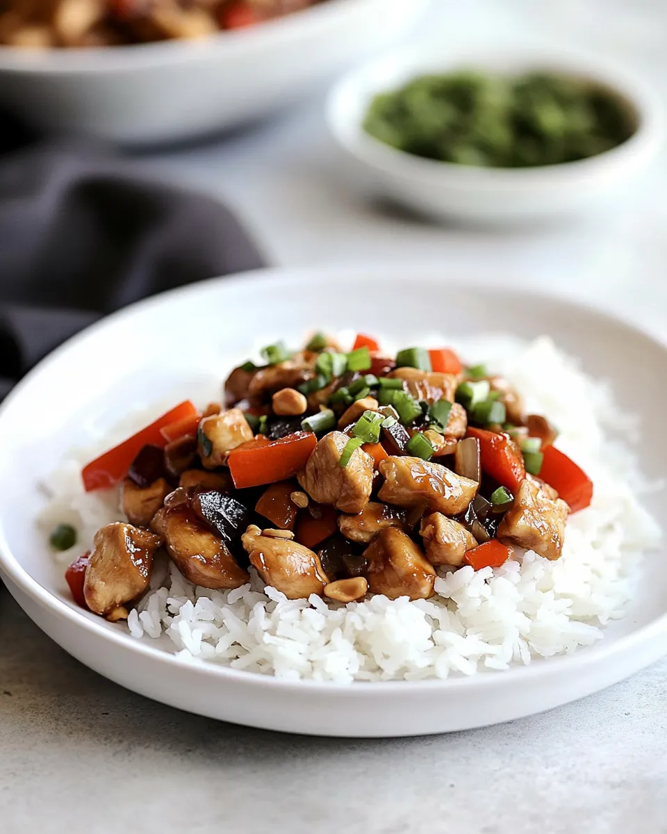 Classic Kung Pao Chicken (Family Favorite!) dish photo