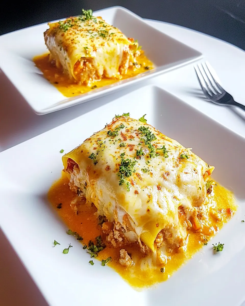 Easy Lasagna Roll Ups For Two recipe photo
