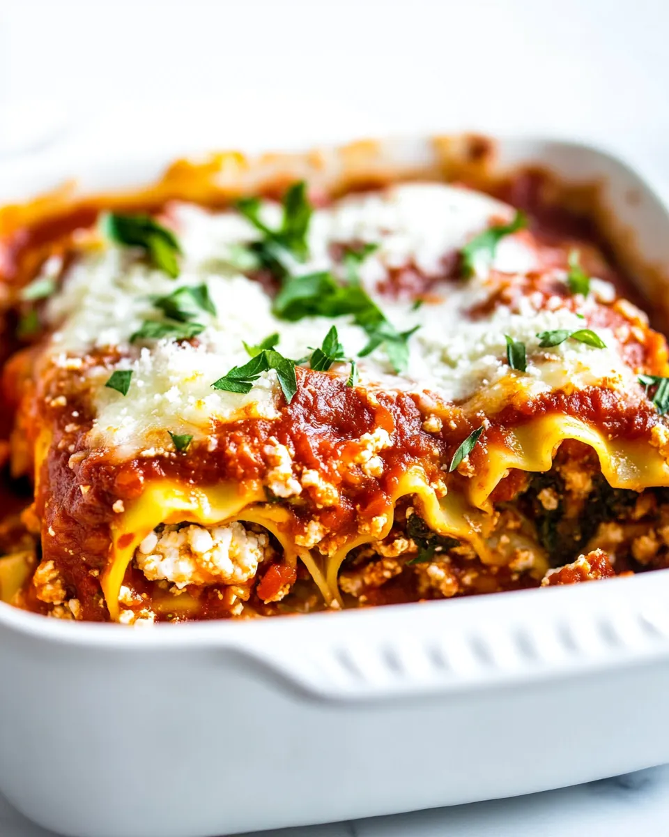 Classic Lasagna Roll Ups With Cottage Cheese image