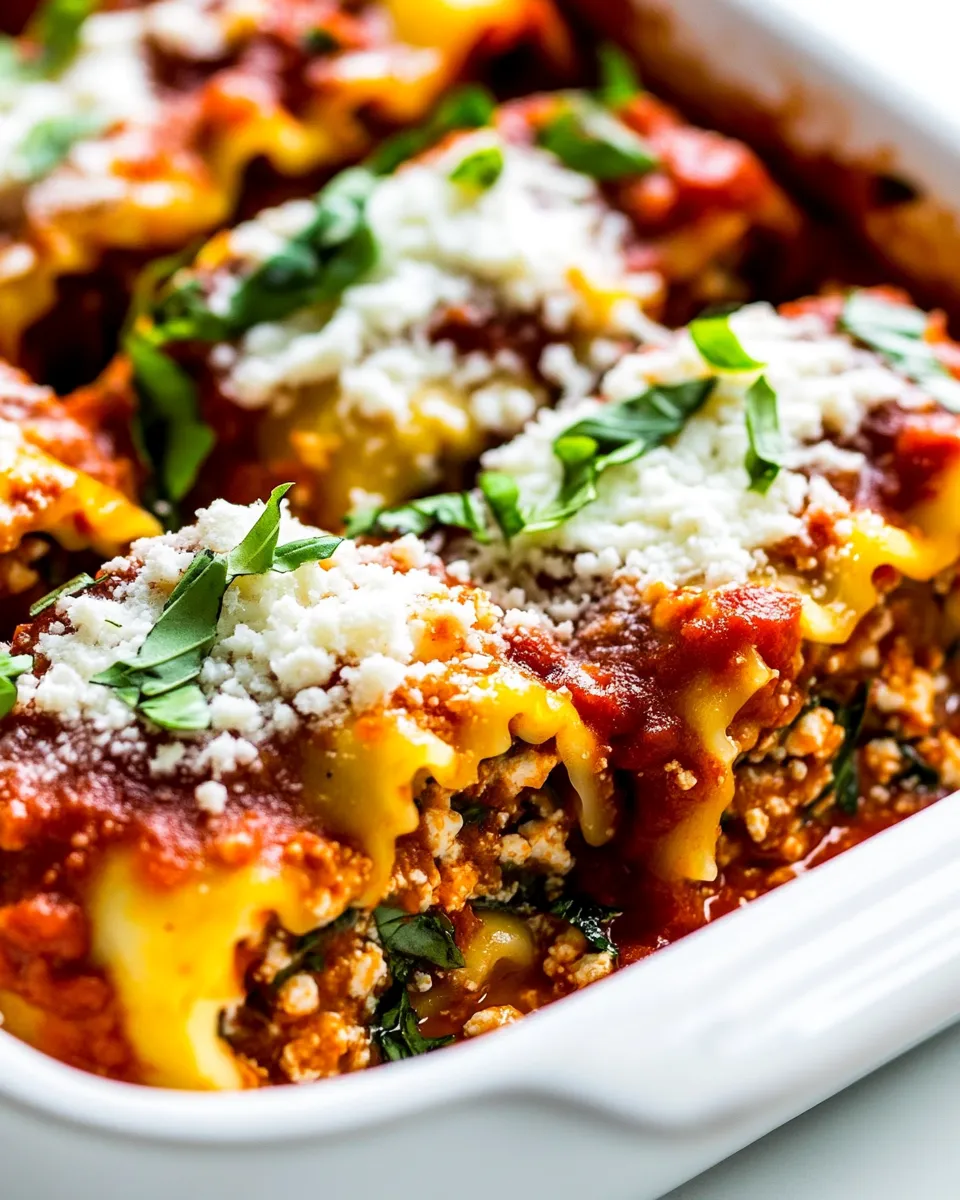 Easy Lasagna Roll Ups With Cottage Cheese recipe photo