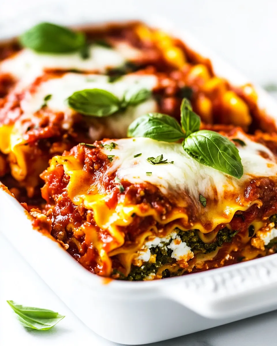 Delicious Lasagna Roll Ups With Cottage Cheese shot