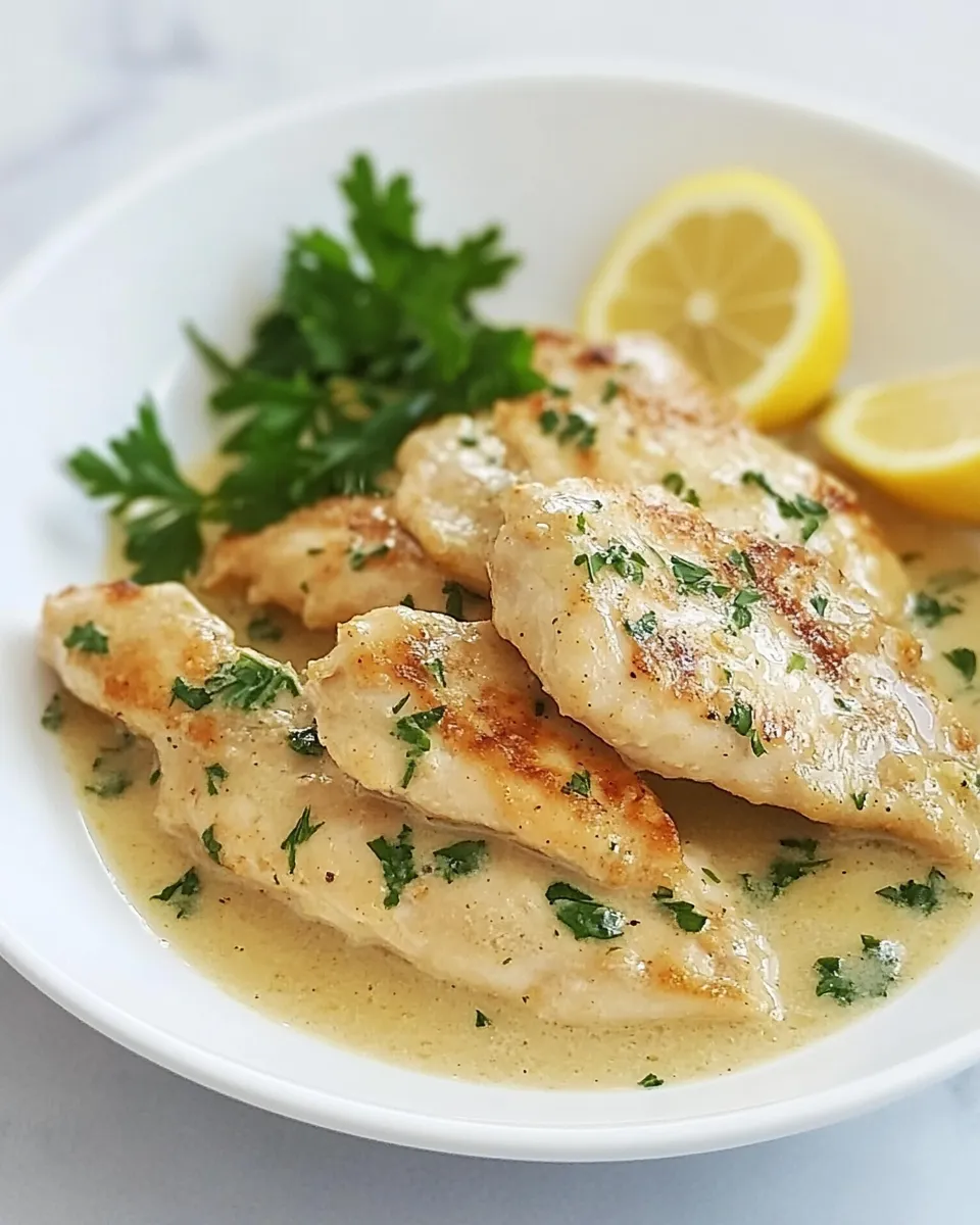 Easy Lemon Butter Chicken Recipe shot